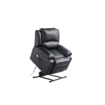 Paris Prix Fauteuil De Relaxation Électrique "Gérald" 98cm Noir