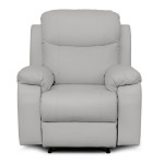 Paris Prix Fauteuil De Relaxation Électrique "Tonaga" 100cm Gris Clair