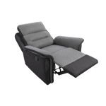 Paris Prix Fauteuil De Relaxation "Kato" 100cm Noir & Gris