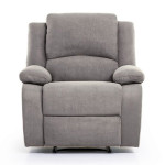 Paris Prix Fauteuil De Relaxation Microfibre "Polo" 96cm Gris