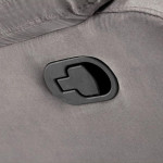 Paris Prix Fauteuil De Relaxation Microfibre "Polo" 96cm Gris