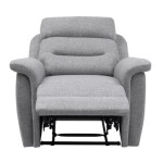 Paris Prix Fauteuil De Relaxation Tissu "Kato" 100cm Gris