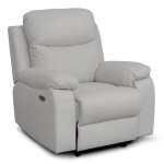 paris prix Fauteuil de Relaxation "Tonaga" 100cm Gris Clair