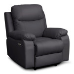 paris prix Fauteuil de Relaxation "Tonaga" 100cm Gris Foncé