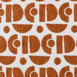 Paris Prix Fauteuil Design à Motifs "Chiara" 80cm Ambre