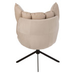 Paris Prix Fauteuil Design Avec Coussin "Relax" 92cm Beige