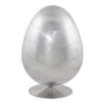 Paris Prix Fauteuil Design Aviator "Eggs" 130cm Argent