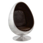 paris prix Fauteuil Design Aviator "Eggs" 130cm Argent