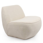 paris prix Fauteuil Design Bouclette "Agustin" 94cm Beige