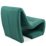 Paris Prix Fauteuil Design Bouclette "Fritz" 93cm Vert