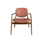 Paris Prix Fauteuil Design En Croûte "Cuir" 75cm Marron