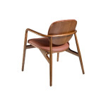 Paris Prix Fauteuil Design En Croûte "Cuir" 75cm Marron