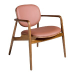 paris prix Fauteuil Design en Croûte "Cuir" 75cm Marron