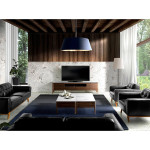 Paris Prix Fauteuil Design En Cuir "Ciudad" 112cm Chocolat