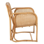 Paris Prix Fauteuil Design En Rotin "Casablanca" 65cm Naturel