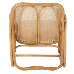 Paris Prix Fauteuil Design En Rotin "Casablanca" 65cm Naturel