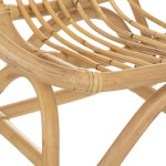 Paris Prix Fauteuil Design En Rotin "Léo" 58cm Naturel