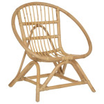 paris prix Fauteuil Design en Rotin "Léo" 58cm Naturel
