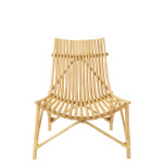 Paris Prix Fauteuil Design En Rotin "Margery" 84cm Naturel