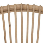 Paris Prix Fauteuil Design En Rotin "Neta" 77cm Naturel