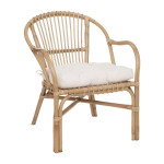 paris prix Fauteuil Design en Rotin "Neta" 77cm Naturel