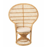 Paris Prix Fauteuil Design En Rotin "Poan" 133cm Naturel