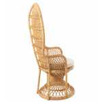 Paris Prix Fauteuil Design En Rotin "Poan" 133cm Naturel