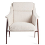Paris Prix Fauteuil Design En Tissu "Gloria" 77cm Beige