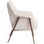 Paris Prix Fauteuil Design En Tissu "Gloria" 77cm Beige