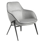 paris prix Fauteuil Design en Tissu "Nouas" 84cm Gris