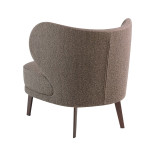Paris Prix Fauteuil Design En Tissu "Tony" 84cm Marron