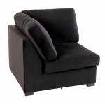 paris prix Fauteuil Design en Velours "Abosa" 108cm Noir