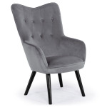 paris prix Fauteuil Design en Velours "Artic" 100cm Gris