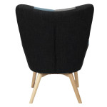 Paris Prix Fauteuil Design Patchwork "Milano" 99cm Multicolore