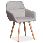paris prix Fauteuil Design Scandinave "Dorcy" 82cm Beige