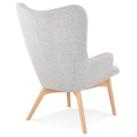 Paris Prix Fauteuil Design Scandinave "Ticao" 93cm Gris