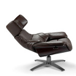 Paris Prix Fauteuil En Cuir Design "Joaquin" 105cm Chocolat