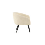 Paris Prix Fauteuil Enfant Bouclette "Fluffy" 52cm Naturel