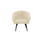 Paris Prix Fauteuil Enfant Bouclette "Fluffy" 52cm Naturel