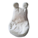 Paris Prix Fauteuil Enfant Imitation Fourrure "Ted" 54cm Blanc
