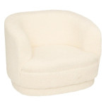 paris prix Fauteuil Enfant Scandinave "Bouclette" 45cm Blanc