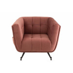 Paris Prix Fauteuil Lounge Design "Conforad" 95cm Rose
