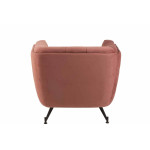 Paris Prix Fauteuil Lounge Design "Conforad" 95cm Rose