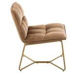 Paris Prix Fauteuil Lounge Design "Pierre" 85cm Marron