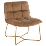 paris prix Fauteuil Lounge Design "Pierre" 85cm Marron