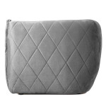 Paris Prix Fauteuil Matelassé En Velours "Darryl" 90cm Gris