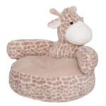 paris prix Fauteuil Peluche Enfant "Girafe" 48cm Naturel