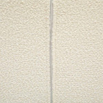Paris Prix Fauteuil Pivotant Bouclette "Edith" 73cm Blanc