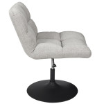 Paris Prix Fauteuil Pivotant Design "Anton" 89cm Gris