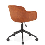 Paris Prix Fauteuil Pivotant Design "Larizona" 80cm Marron